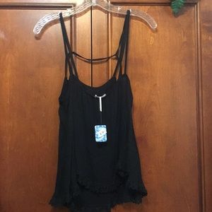 Sexy, Intimately Free People Brand Med Black Top